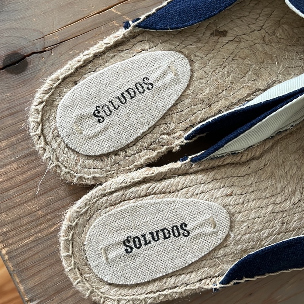 Soludos Canvas Embroidered Slides - image 3